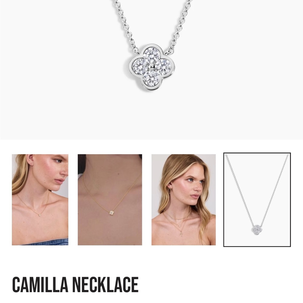 Electric Silver Camilla Necklace